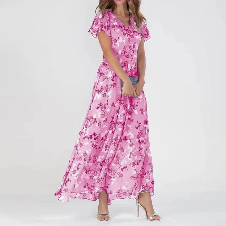 Isla | Flowing Floral Maxi Dress