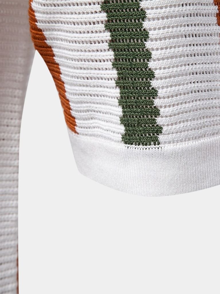 Victor | Retro Stripe Polo Shirt