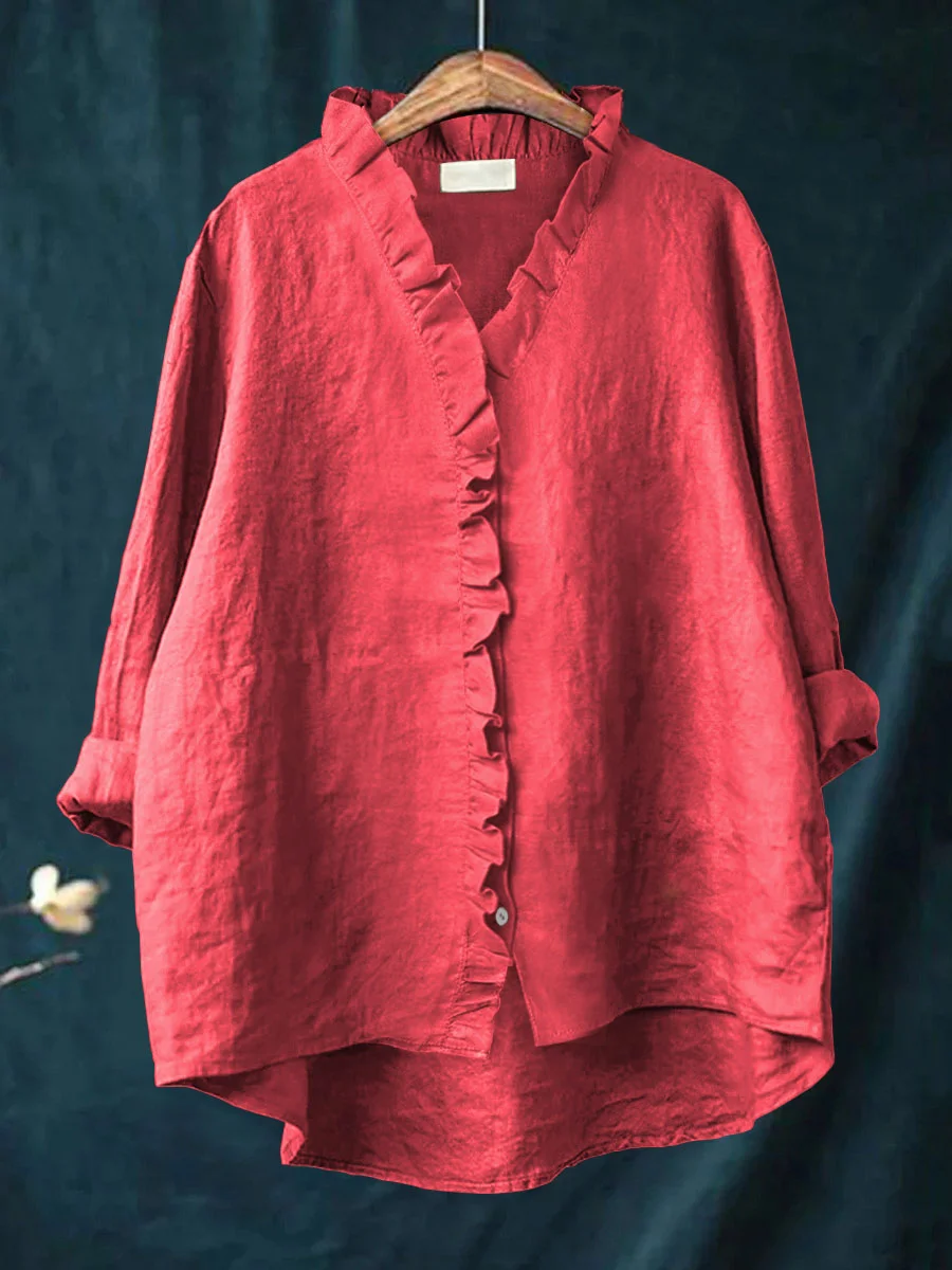 Clara | Ruffle Detail Blouse