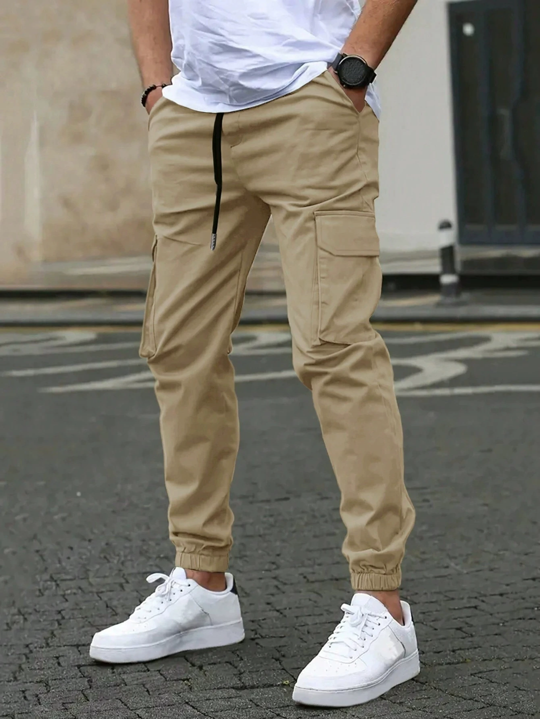 Henry | Classic Stretch Cargo Joggers for Effortless Style