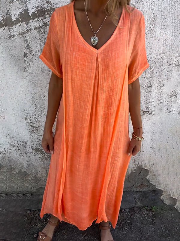 Kathy | V‑Neck Midi Dress