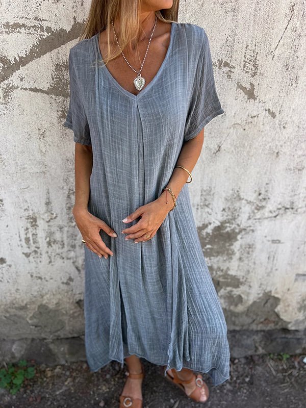 Kathy | V‑Neck Midi Dress