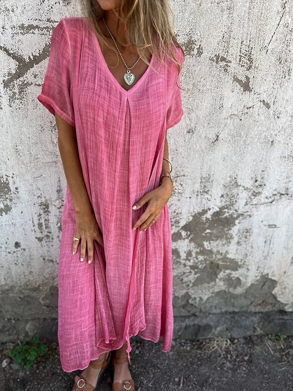 Kathy | V‑Neck Midi Dress