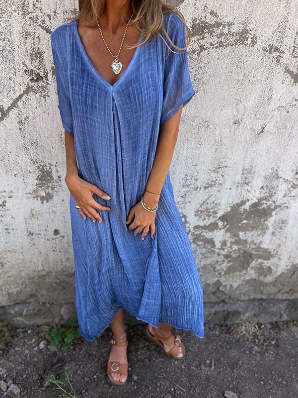 Kathy | V‑Neck Midi Dress