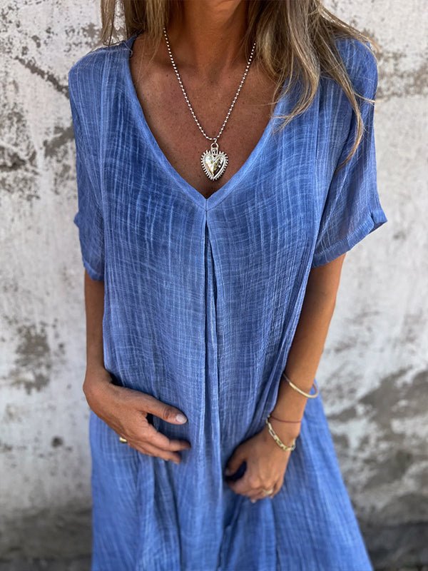 Kathy | V‑Neck Midi Dress