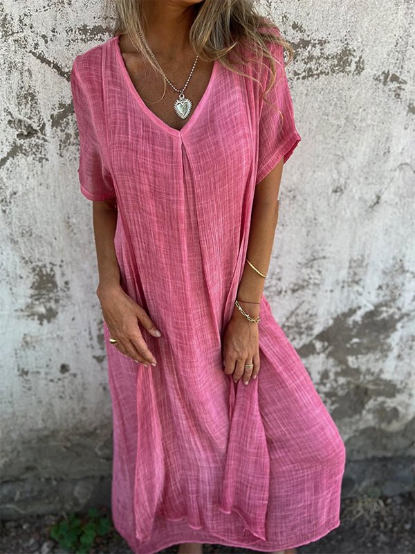 Kathy | V‑Neck Midi Dress