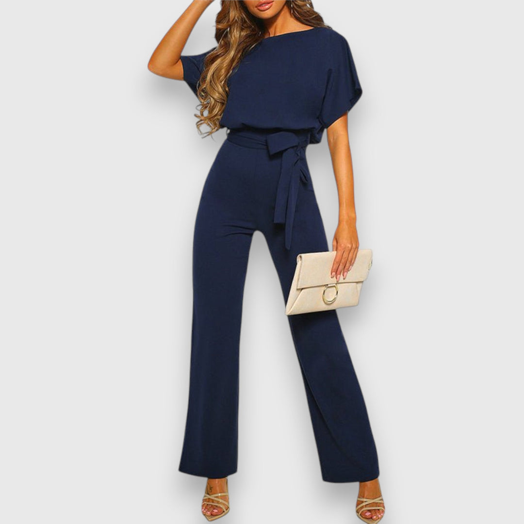 Elva | Chic Belted Jumpsuit
