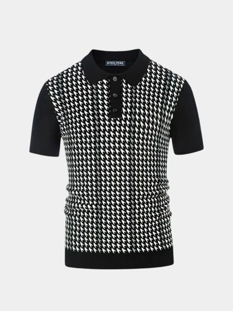 Douglas | Retro Pattern Polo Shirt