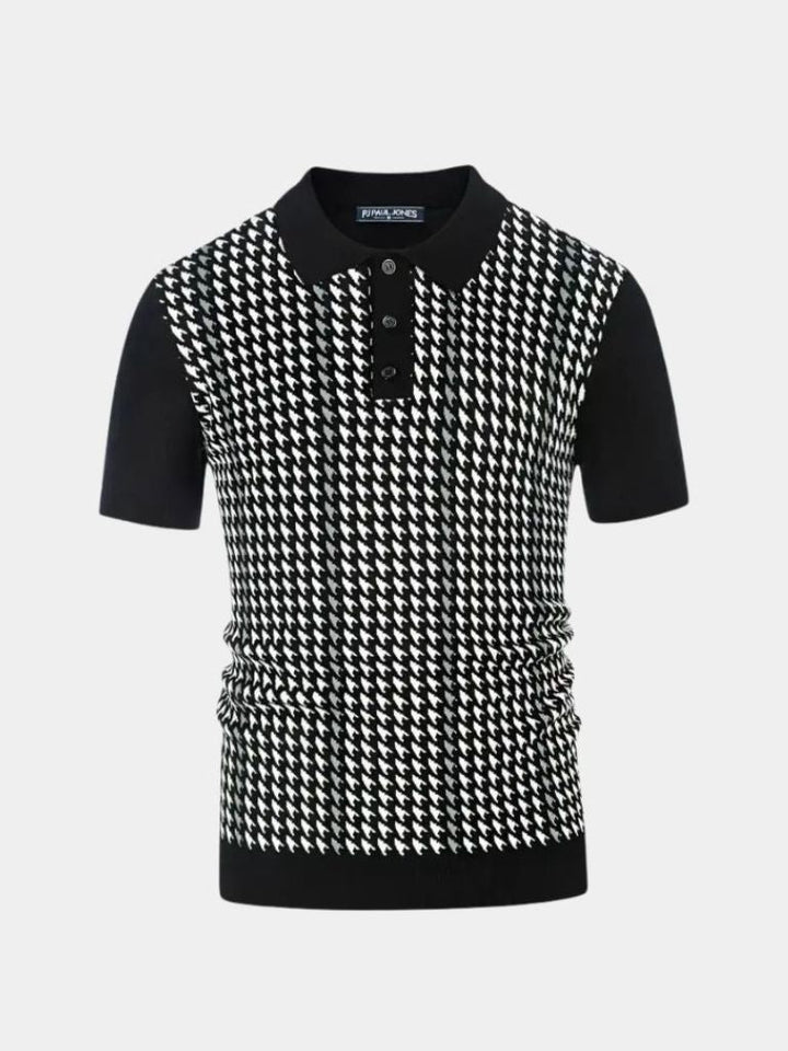 Douglas | Retro Pattern Polo Shirt