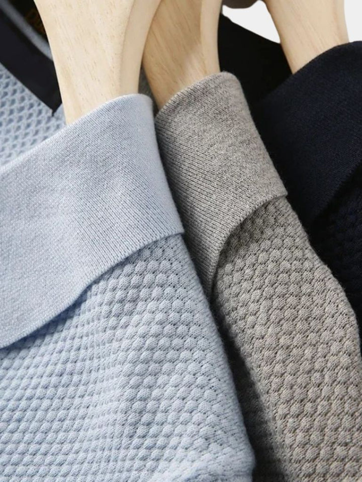 Harrison | Refined Knit Polo Shirt