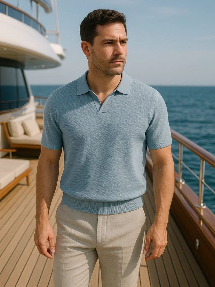 Harrison | Refined Knit Polo Shirt