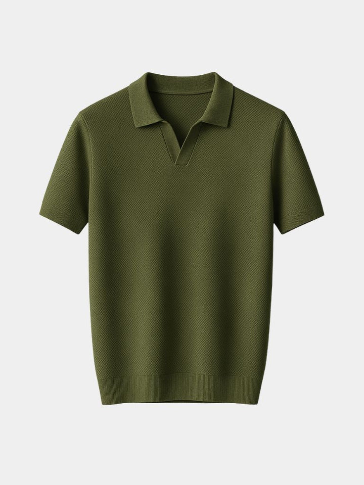 Harrison | Refined Knit Polo Shirt