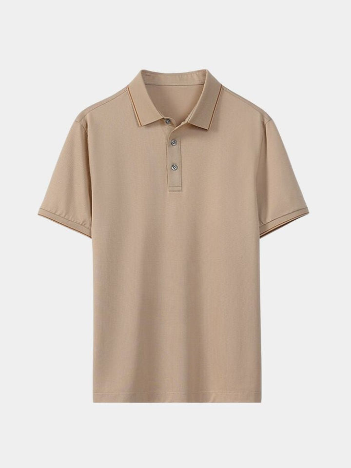 Glen | Contrast-Tipped Polo Shirt