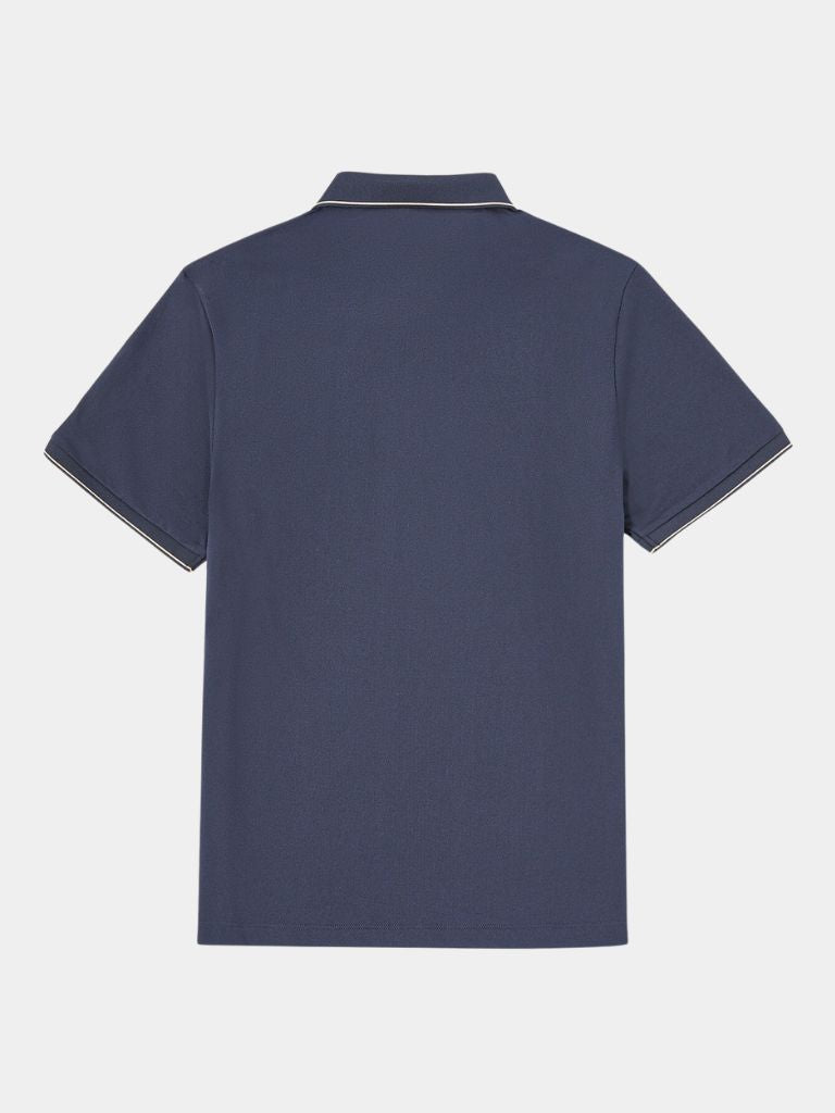 Glen | Contrast-Tipped Polo Shirt