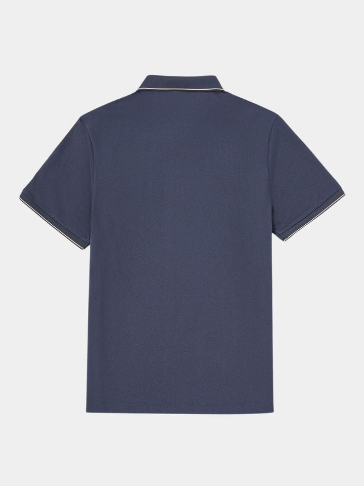 Glen | Contrast-Tipped Polo Shirt