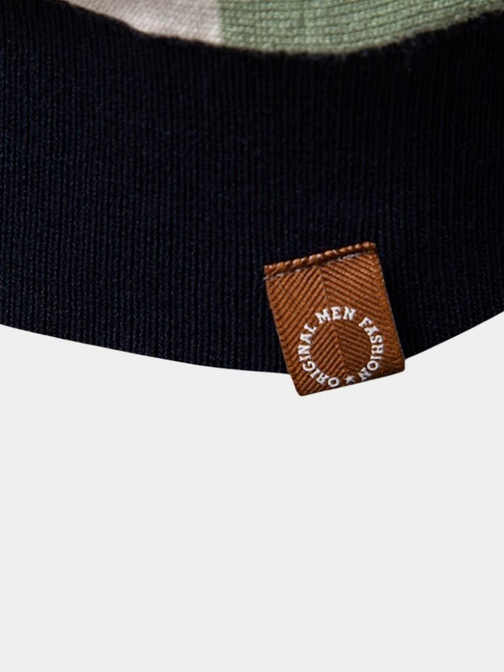Miles | Retro Vertical Stripe Polo