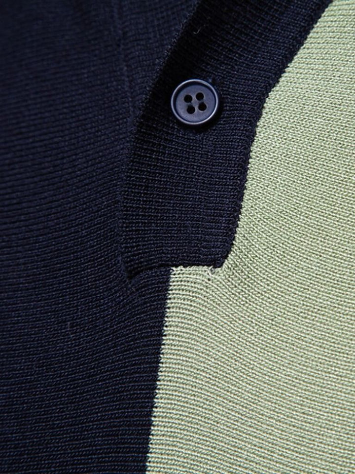 Miles | Retro Vertical Stripe Polo