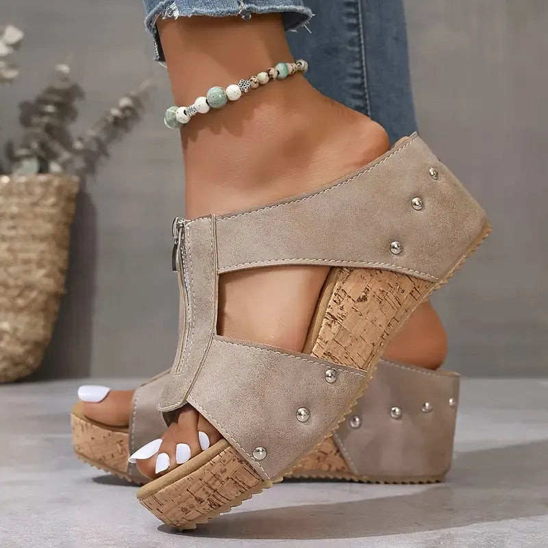 Calista | Stylish Wedge Sandals