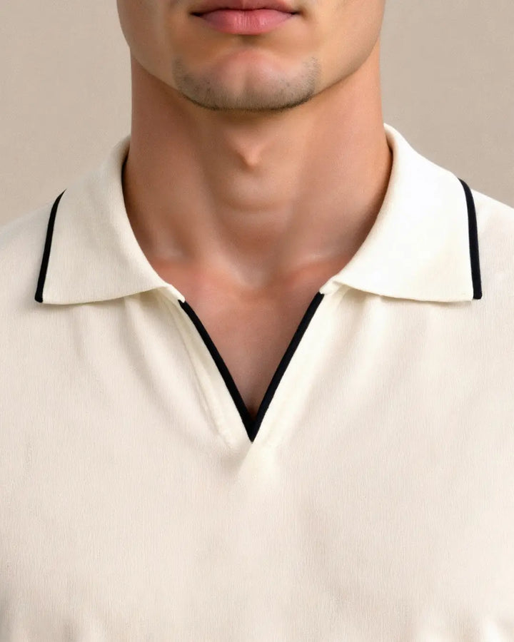 Malcolm | Contrast Trim Polo Shirt